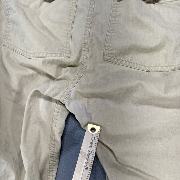 Lauren Ralph Lauren Pants Womens Sz 10 Beige Straight Cargo Chore Work Casual - Picture 8 of 14